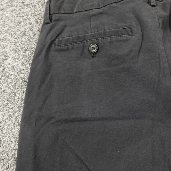 Banana Republic Pants Mens 32X34 Gray Mason Chino Trouser Straight Stretch Flex - Picture 12 of 13